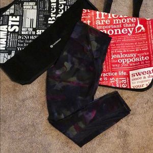 lululemon train times 7/8 tight